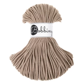 Bobbiny فاخر مكرمية Cord خيط, Sand, 3 ملم