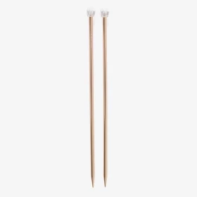 DMC 40 cm. Rose Gold Aluminium Single Point Knitting Needles - 9 ملم