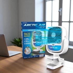 مبرد هواء محمول Arctic Air Grip Go – قابل للتثبيت وبدون أسلاك