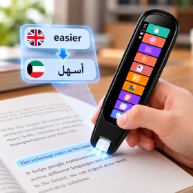 قلم ترجمة فورية للغات مع التعرف على الصوت والنص