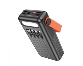 هوكو DB33 باور بانك محمول يعمل بالطاقة الشمسية 30000 مللي أمبير / ساعة - أسود