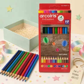 أقلام تلوين Arcoiris بـ12 لونًا طبيعية