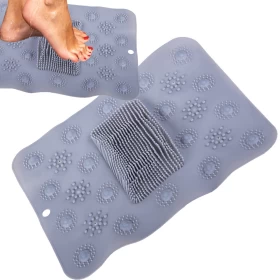 Foot Massager Shower Non-Slip Mat – Relaxing Foot Scrubber & Bath Mat