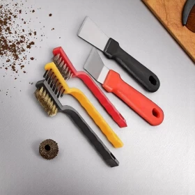 مجموعة فرش سلكية صغيرة للتنظيف الواير -3 حبات