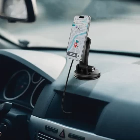 شاحن سيارة لاسلكي مغناطيسي Powerology Airwave