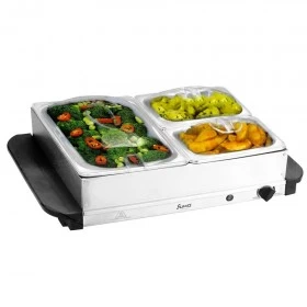 Sumo 200W 2 in 1 Server & Warming Tray with 3 Sections