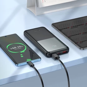 🔋⚡ باور بانك هوكو  J136 بسعة 10000mAh – شحن سريع 22.5 واط + PD 20W