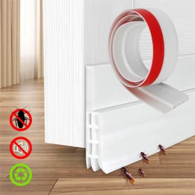 شريط سيليكون عازل صوت ومانع تسرب للابواب المنزلقة -100سم