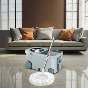 ممسحة بدلو متحرك مع عجلات