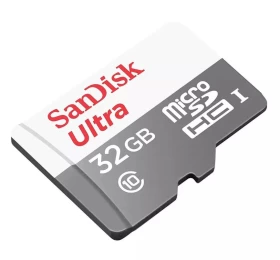 بطاقة ذاكرة SanDisk Ultra MicroSDHC UHS-I سعة 32 جيجابايت بسرعة 100