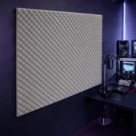 Acoustic Egg Crate Foam Sound Absorption Panel Studio Wall -100x100cm