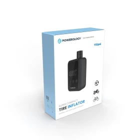 منفاخ إطارات باورولوجي صغير الحجم – هواء قوي في جيبك!