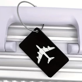 بطاقة تعريف الأمتعة المصنوعة من الألومنيوم للسفر وحقيبة السفر وبطاقة الهوية واسم العنوان B